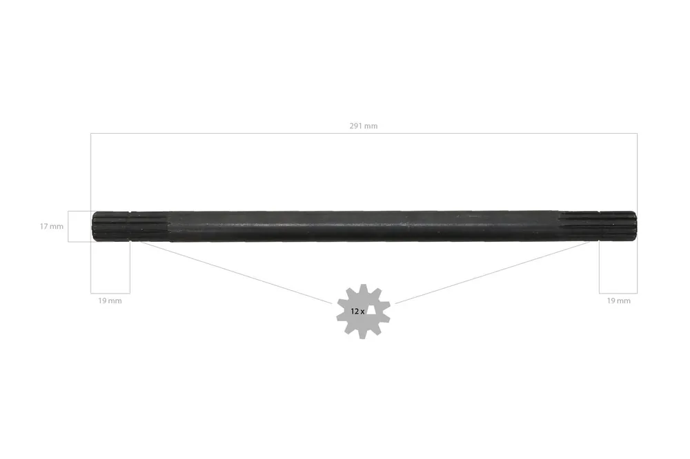 Lage prijs - 4WD aandrijfas 29,1cm