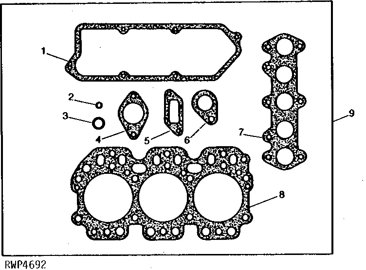 Direct van de fabrikant - John Deere RE40428 Gasket Kit