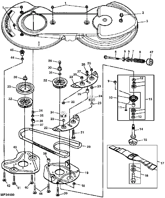 John Deere AM129750 CHAIN SPROCKET - Premiumkwaliteit