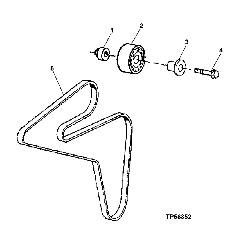 John Deere R123442 V-BELT - Topkwaliteit