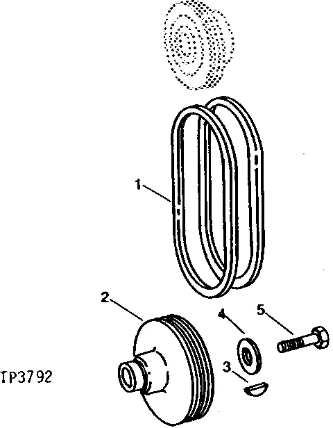 John Deere AT24833 BELT SET | Veel gekozen