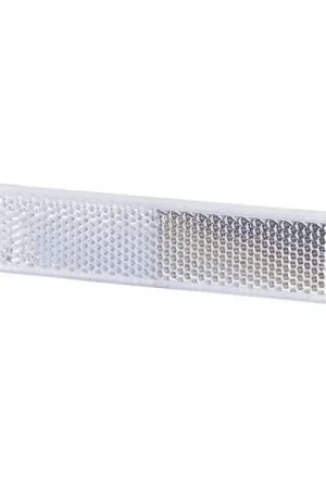 Nieuw in het assortiment - Reflector Rechthoekig Met Plakstrip 103x21mm Wit