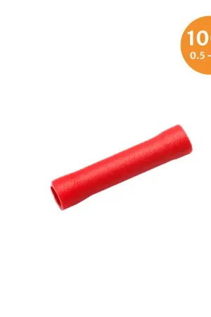 Nu kopen | Doorverbinder Geïsoleerd Rood (0.5-1.5mm) 100 Stuks