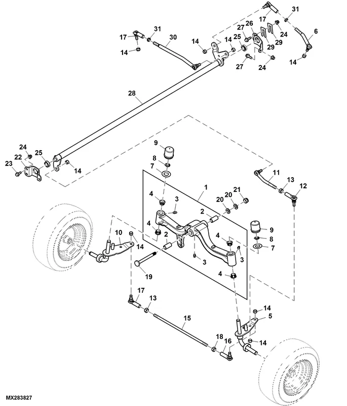 John Deere M152893 SUPPORT | Scherpe prijs