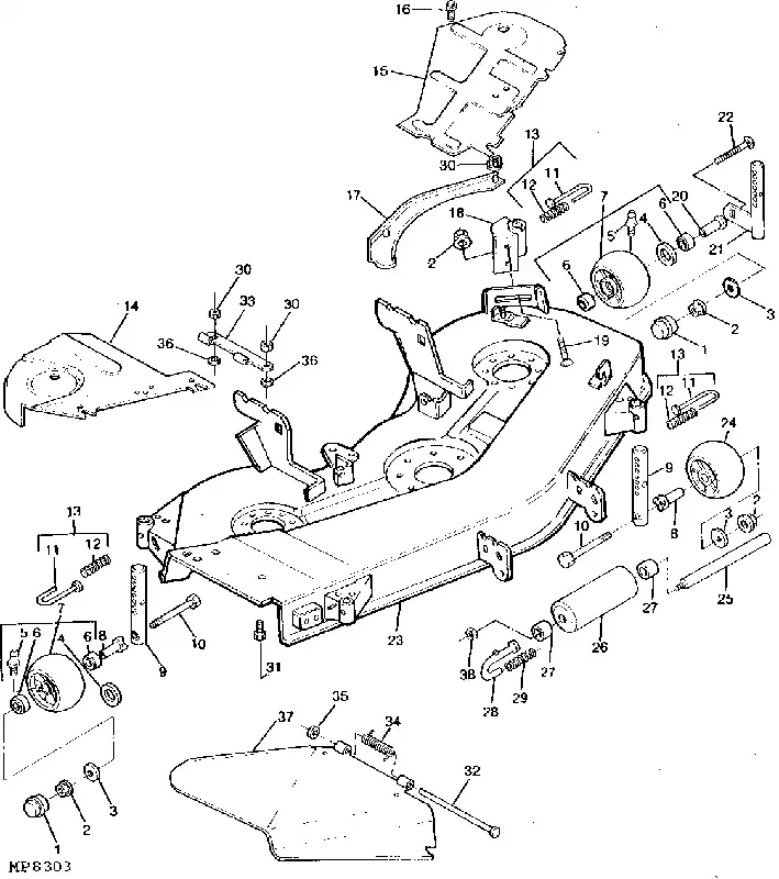 Veilige betaling | John Deere M117880 CHUTE