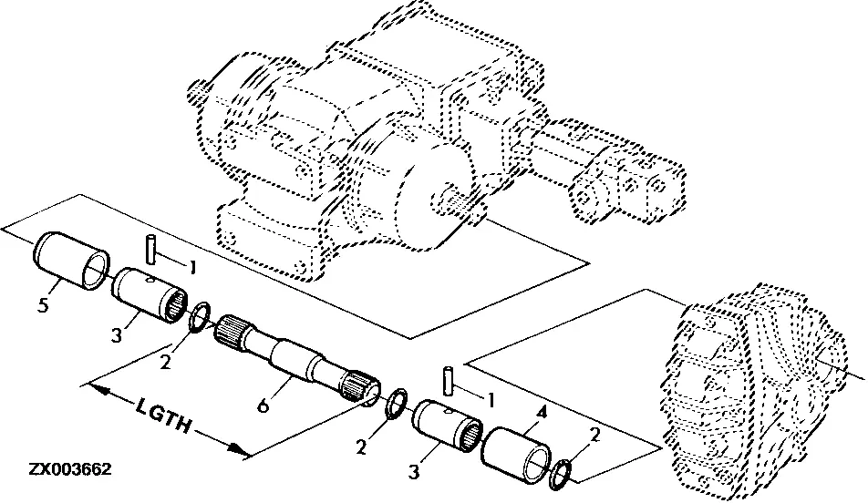 John Deere H166201 SLEEVE | Speciale aanbieding