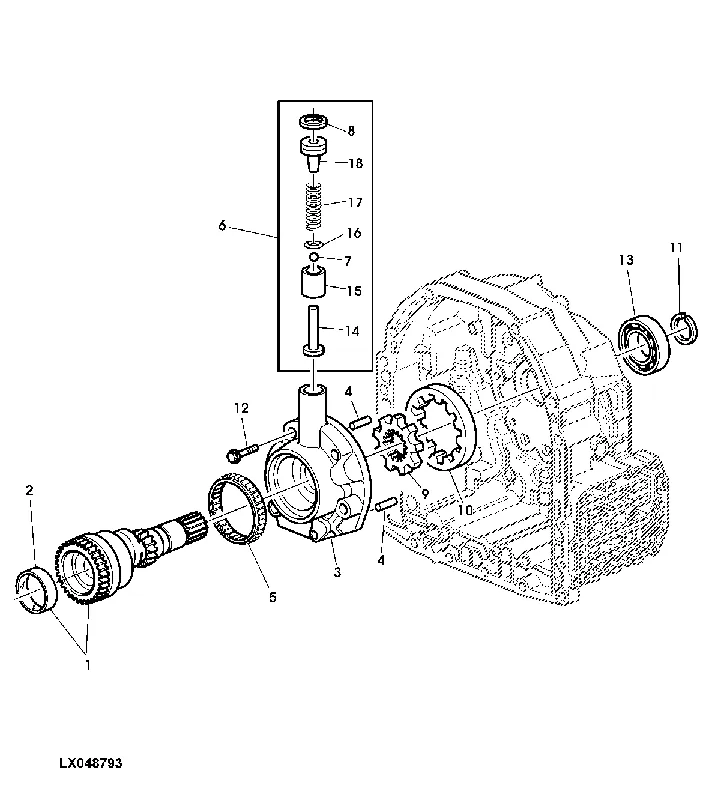 John Deere RE222630 SHAFT - Net toegevoegd