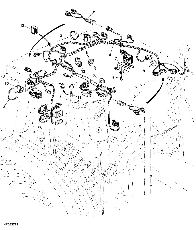 John Deere AL181958 WIRING HARNESS - Scherpe prijs