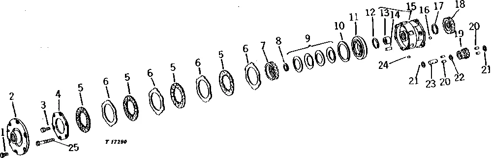 Op = op | John Deere R39258 THRUST WASHER