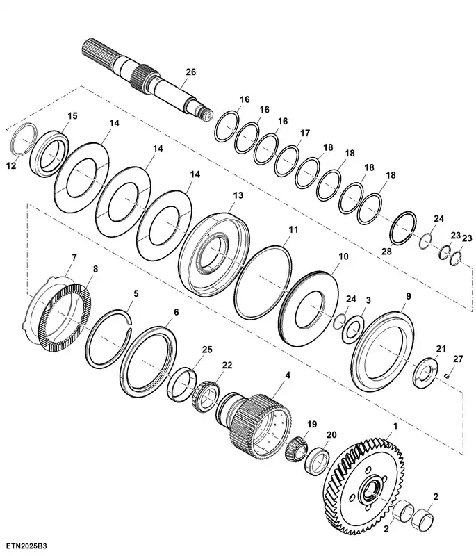 John Deere R93317 WASHER | Extra voordeel