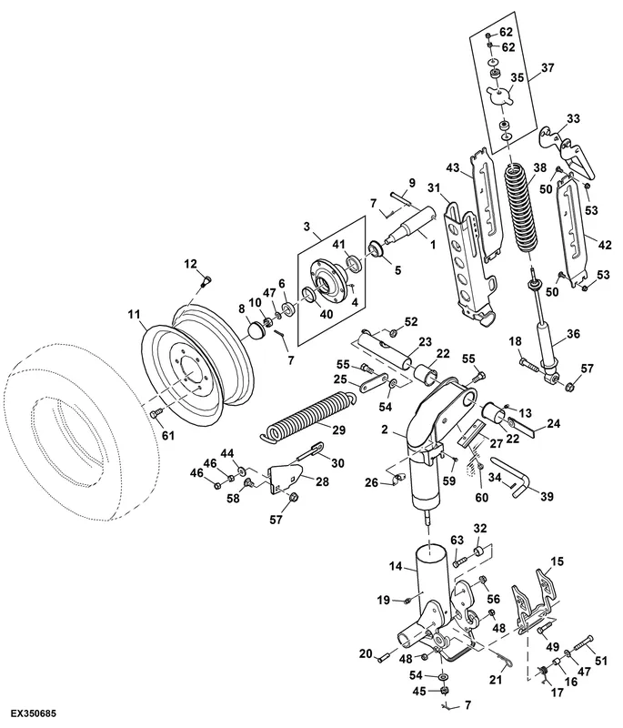 Slechts tijdelijk | John Deere JD7759 LUBRICATION FITTING