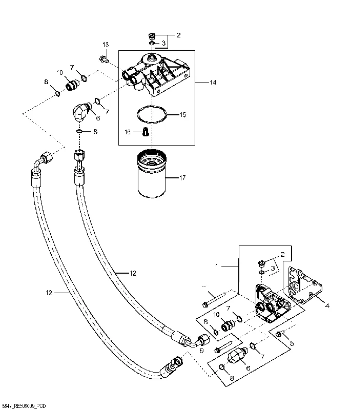 John Deere 38H5004 DUBB. NIPPEL - Professionele kwaliteit